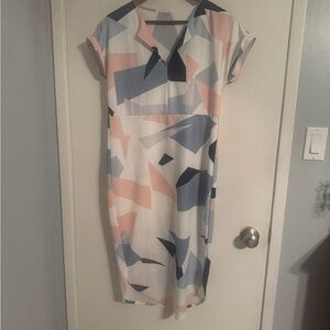 Abstract Patterned Dress